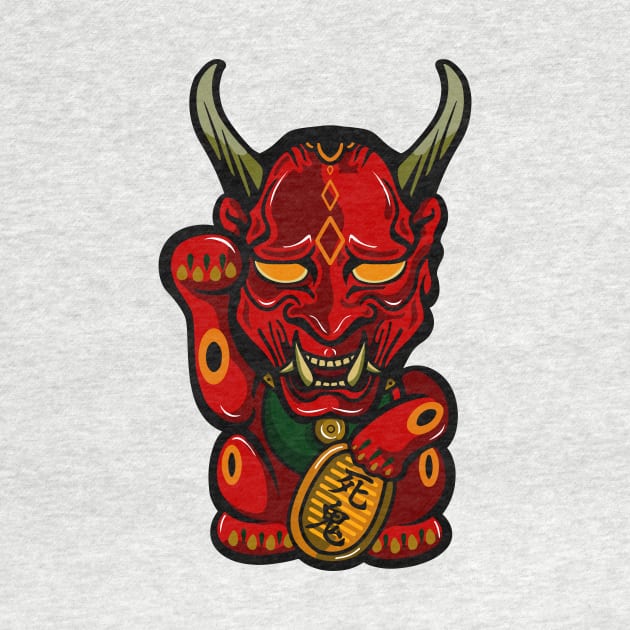 Devil Maneki Neko by LSARTWORK